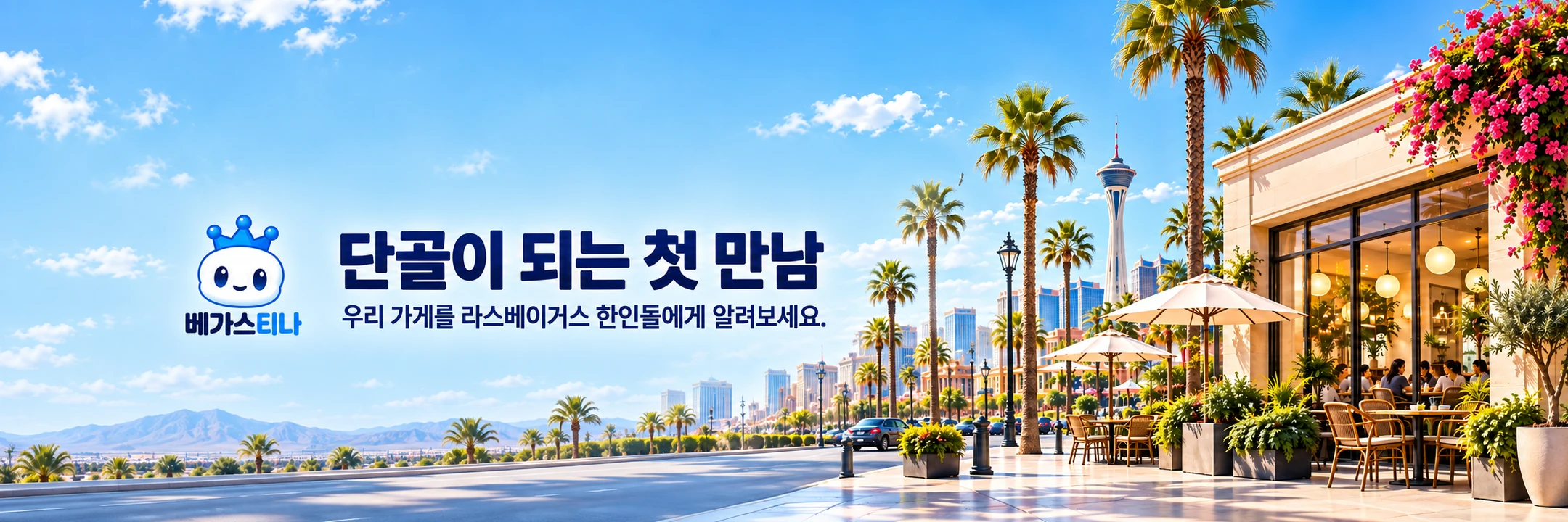 단골이 되는 첫 만남. 우리 가게를 라스베이거스 한인들에게 알려보세요.